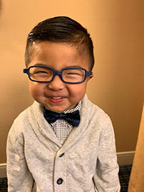 Zanden with glasses and bowtie